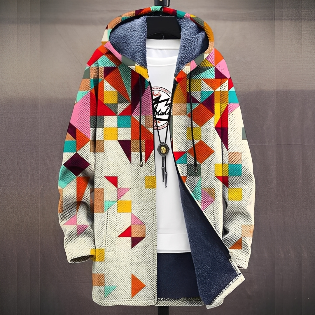 Nolann - Cardigan mit Digitaldruck für Herren