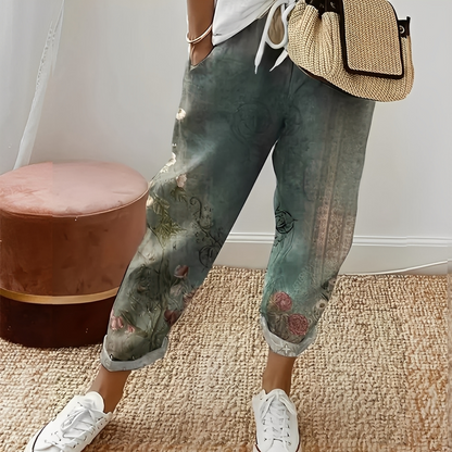 Jacinthe - women's pants with drawstring for comfort