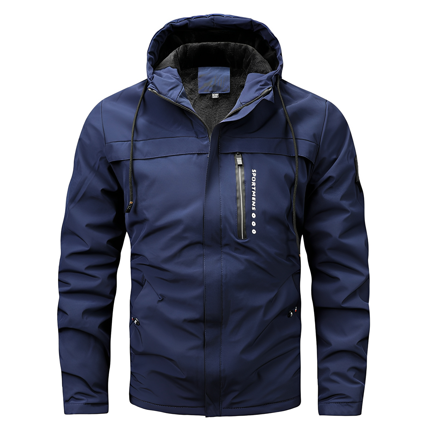 Karl - Universelle Herren-Fleecejacke mit Kapuze