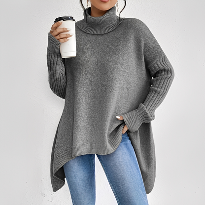 Maëlle - women's turtleneck sweater made of cashmere
