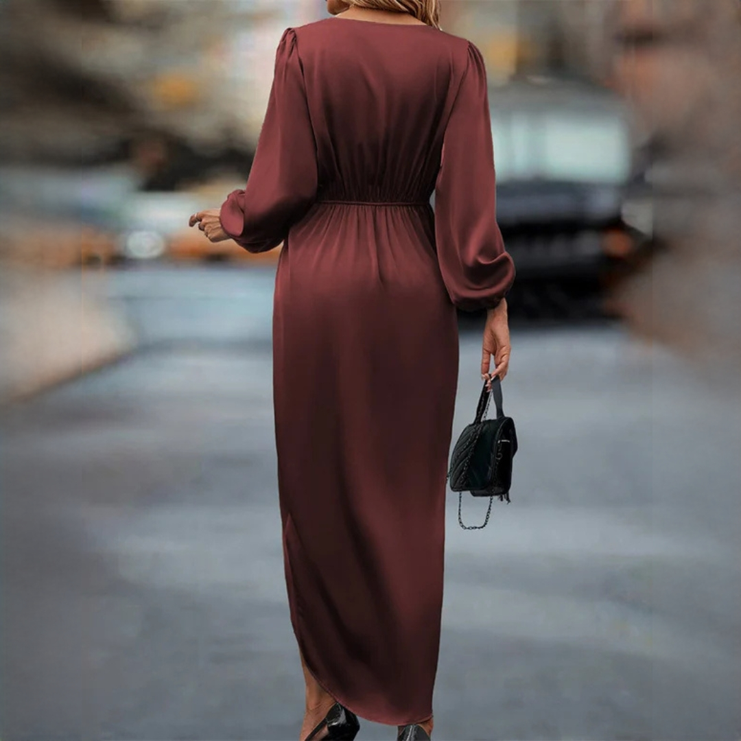 Leona - Chic Kleid mit langen Ärmeln