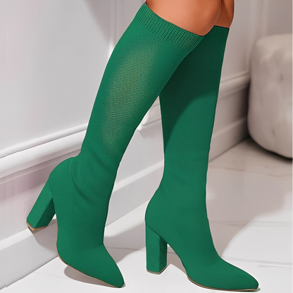 Marilyne - Stylish knitted women's ankle boots