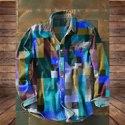 Gontran - Stylish shirt with useful pocket for men