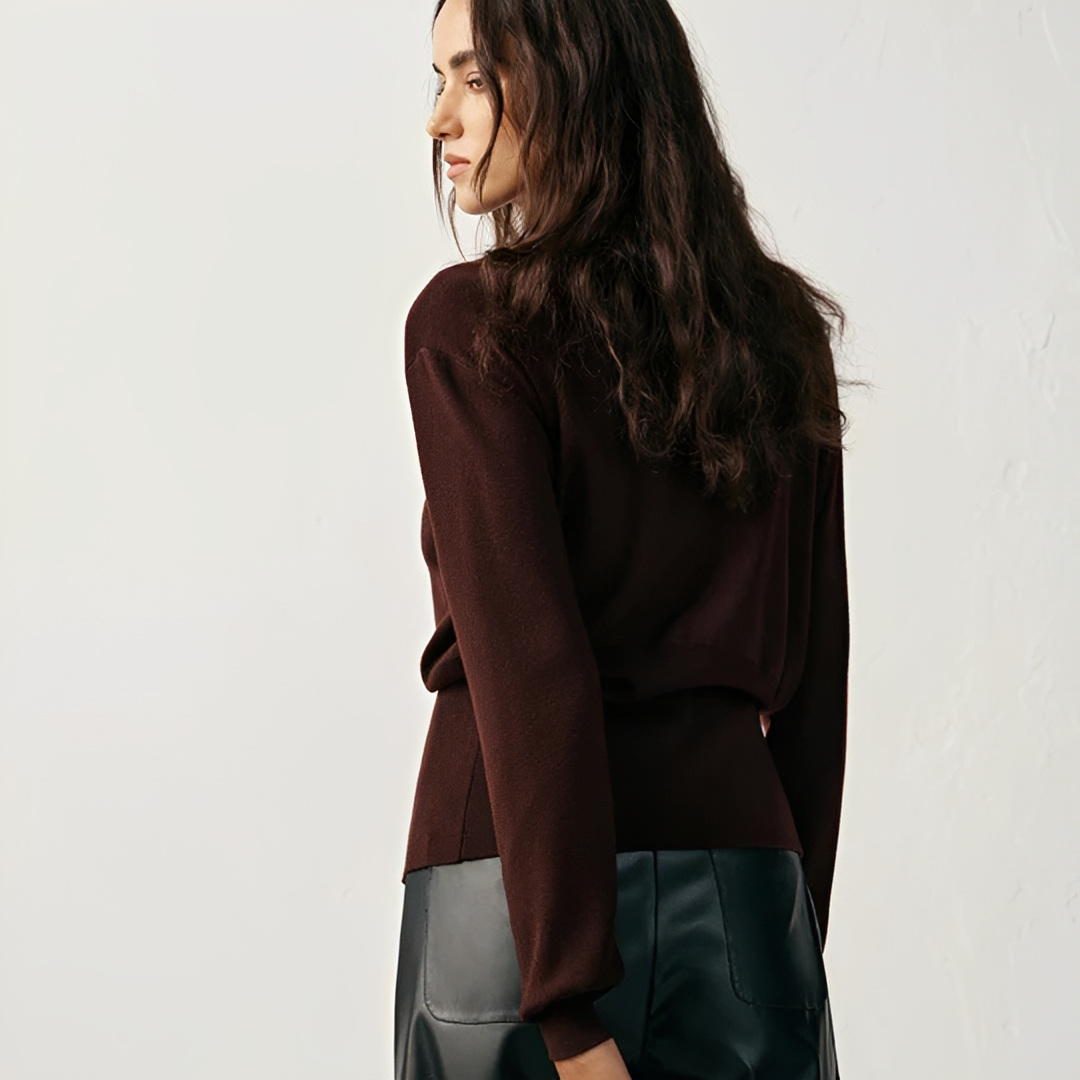 Kisha - Schicke Jacke mit V-Ausschnitt