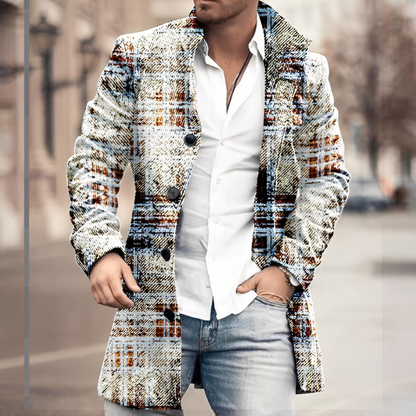 Louison - Elegant men's coat with buttons