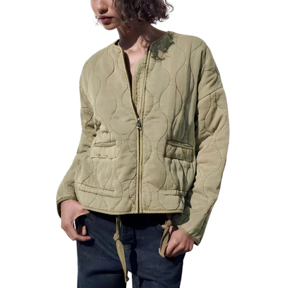 Chloe - Stilvolle, locker geschnittene Steppjacke für Damen