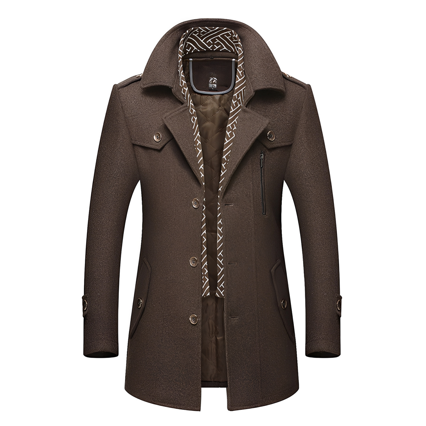 Ronny - Men's Retro Coat with Many Pockets