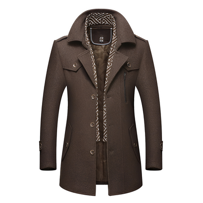 Ronny - Men's Retro Coat with Many Pockets