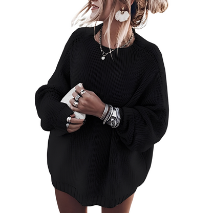 Gisselle - women's sweater in casual chunky knit design