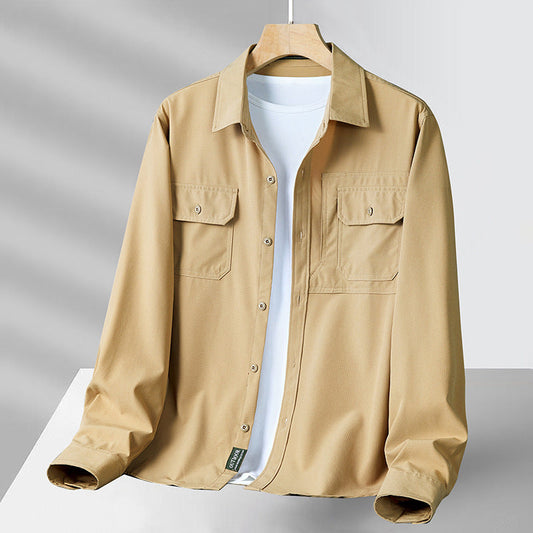 Philip - Elegant men's shirt with long sleeves and pockets