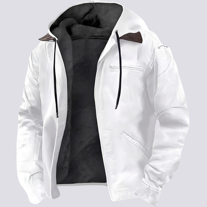 Harris - Locker geschnittene, wattierte Jacke mit Kapuze für Herren