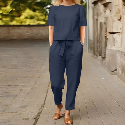 Kerine - Women's set of cotton and linen pants