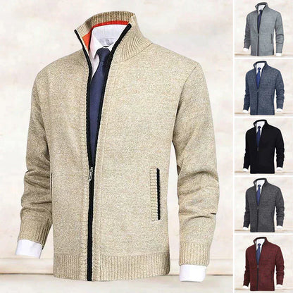 Saber – Cardigan with Stand-Up Collar