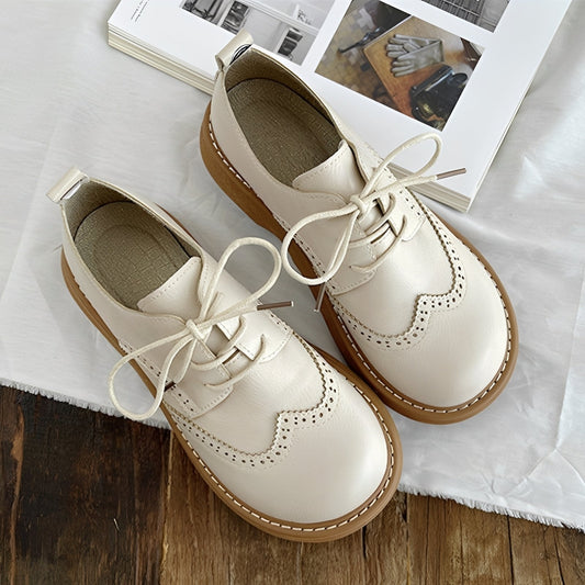 Vanessa - Klassische Oxford-Lederschuhe für Damen