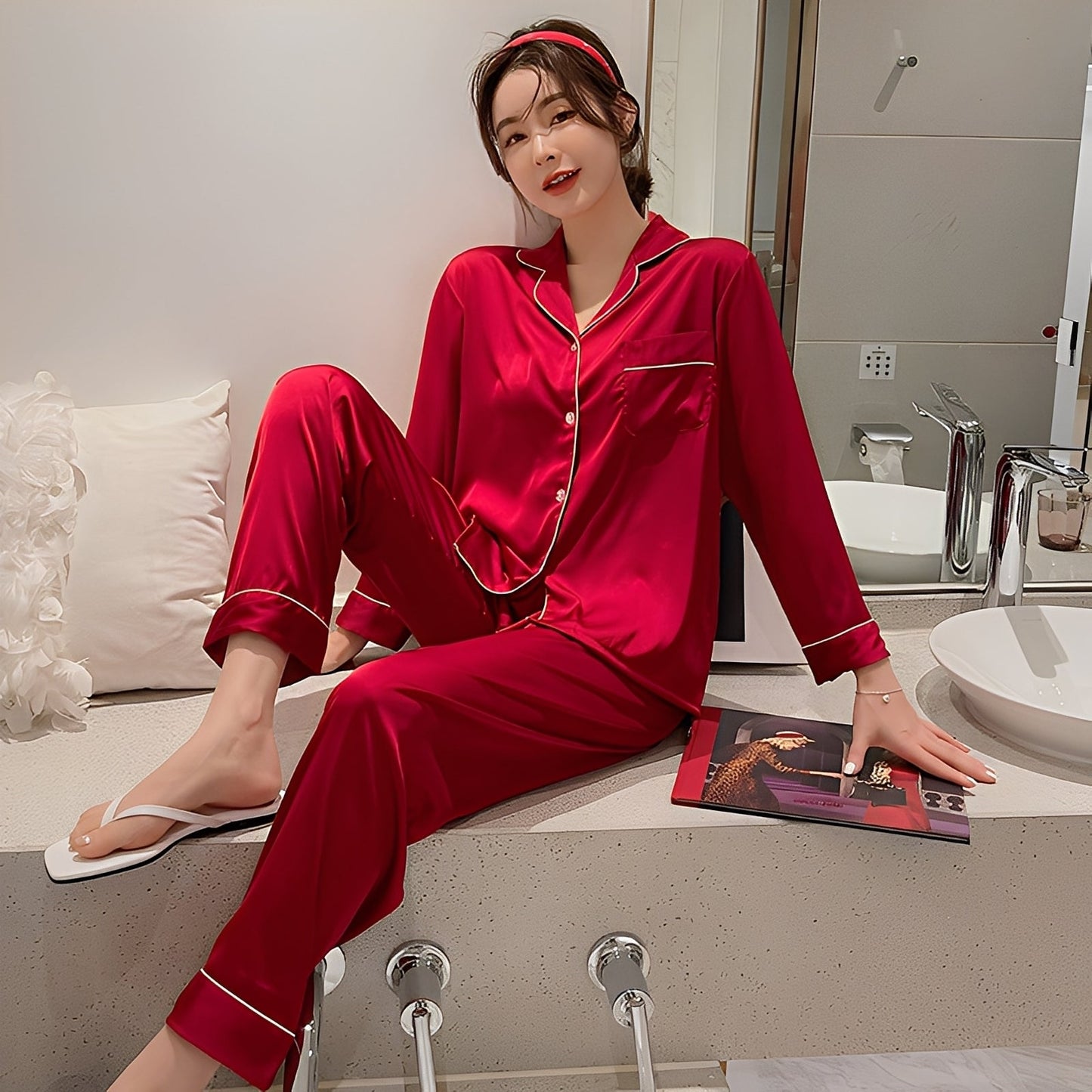 Ella - Elegant cashmere sweater for women set