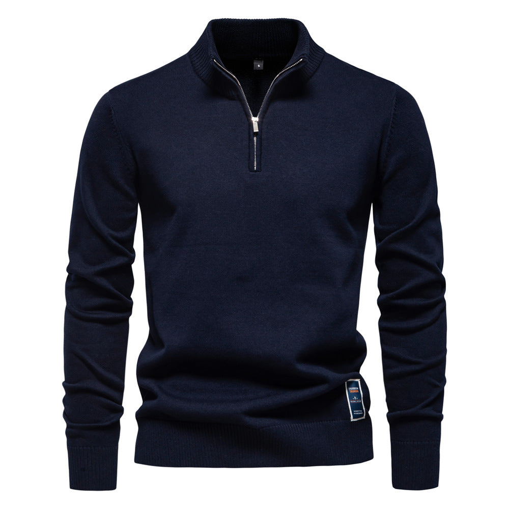 Caelum - Bequemer Slim-Fit-Strickpullover für Herren
