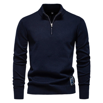 Caelum - Bequemer Slim-Fit-Strickpullover für Herren