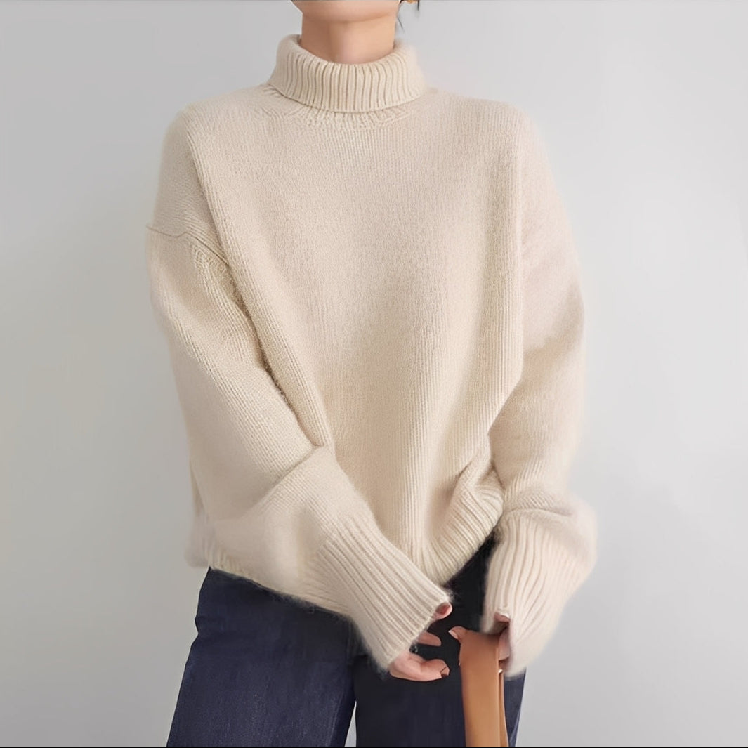 Clementine - Lässiger Damenpullover mit Rollkragen
