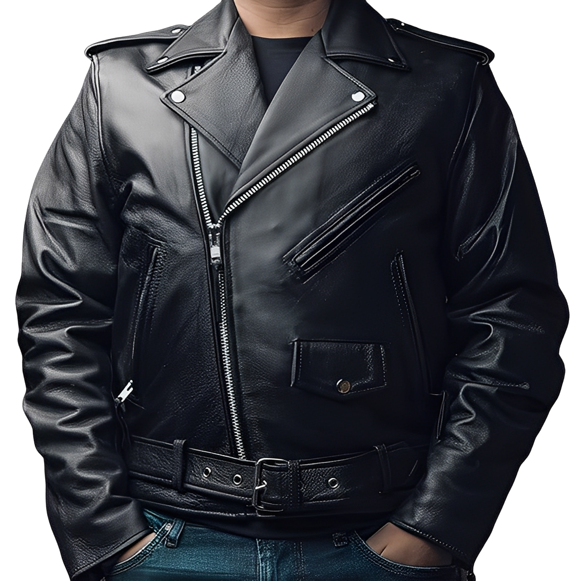 Daniel - Elegante Leder-Motorradjacke für Herren