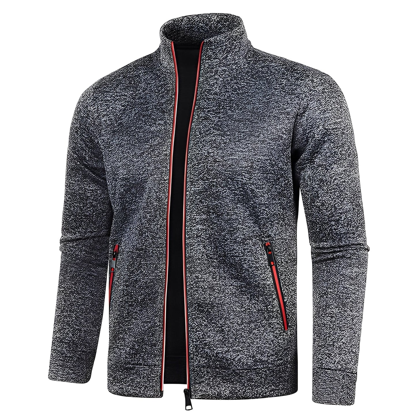 Clayton - Comfortable Fleece Pullover with Zipper for Men