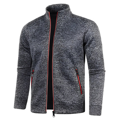 Clayton - Comfortable Fleece Pullover with Zipper for Men