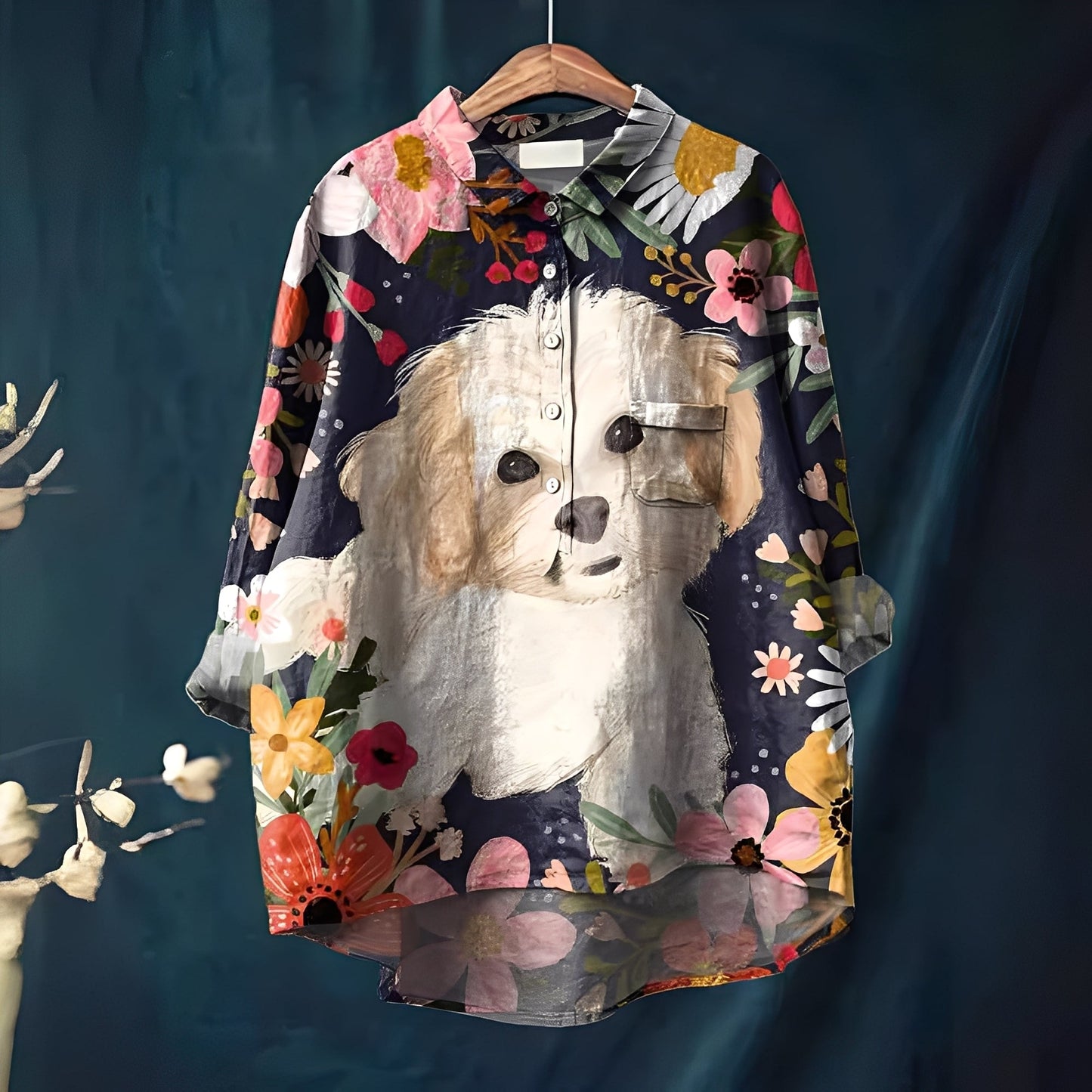 Gwenaël - Traditional women's long-sleeve shirts