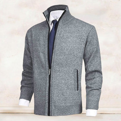 Saber – Cardigan with Stand-Up Collar