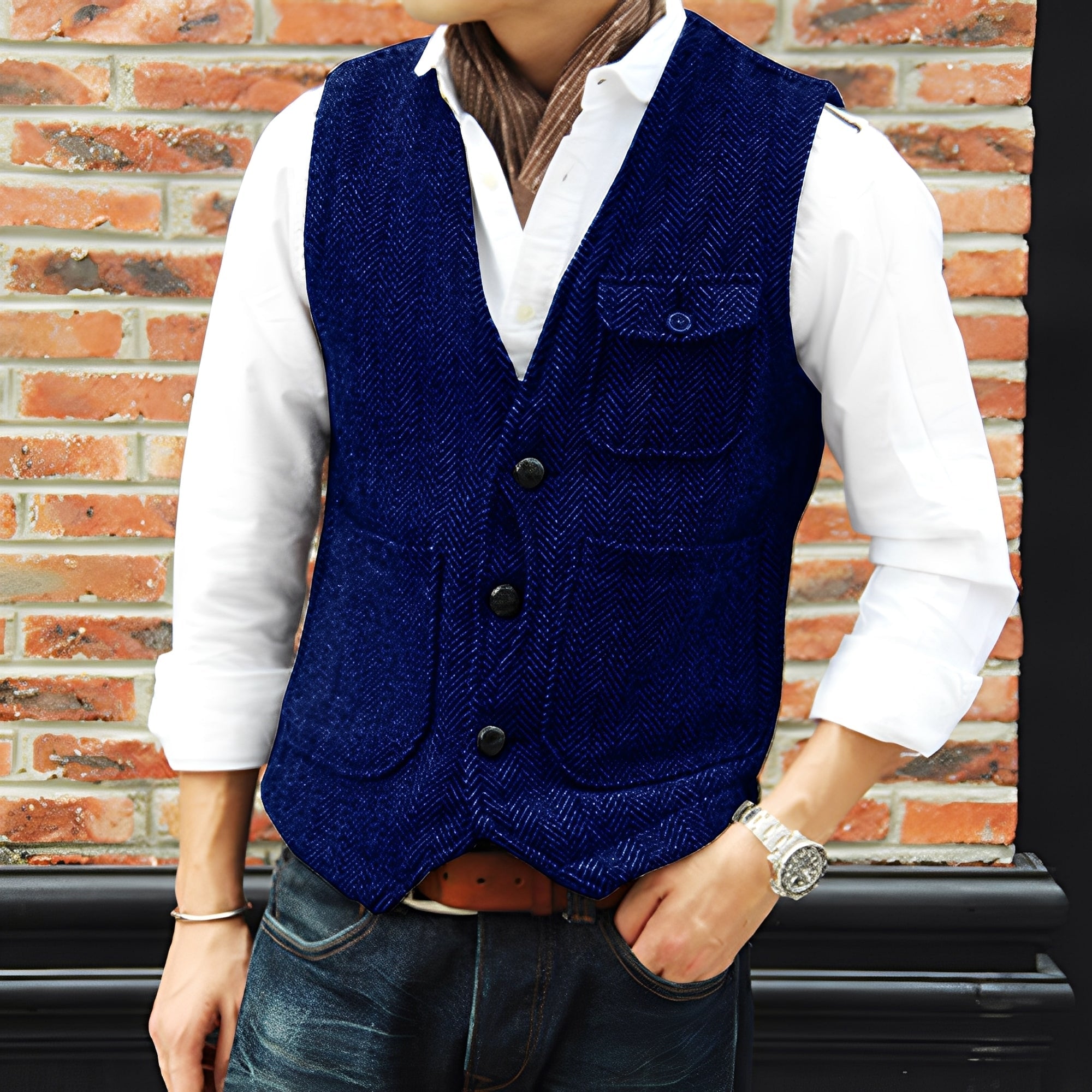 Matthew - Stilvoller Tweedmantel