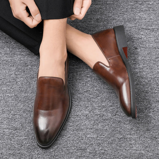 Oscar - Lässige, elegante Leder-Slipper für Herren