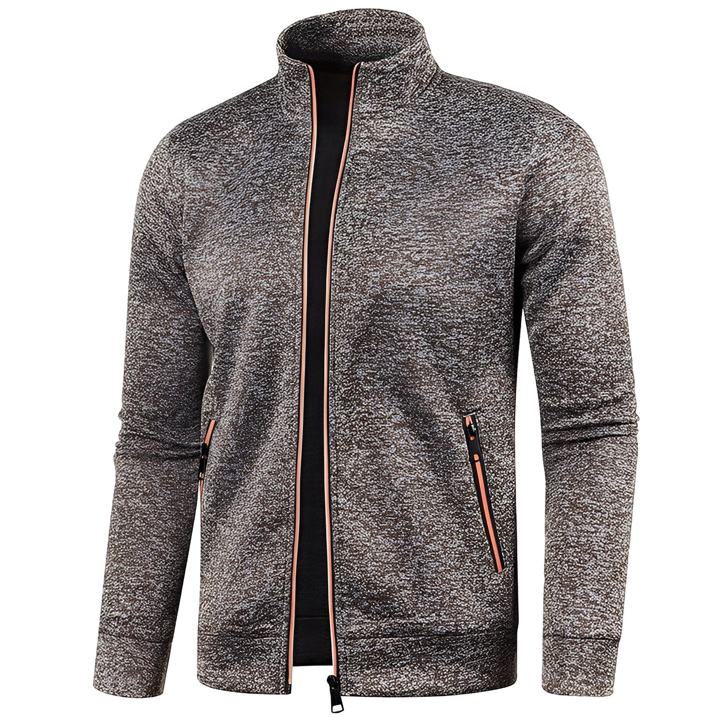 Clayton - Comfortable Fleece Pullover with Zipper for Men