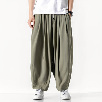 Adam - men's trousers made of cotton with wide leg