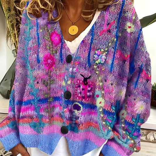 Daphné - Comfortable and colorful sweater for women