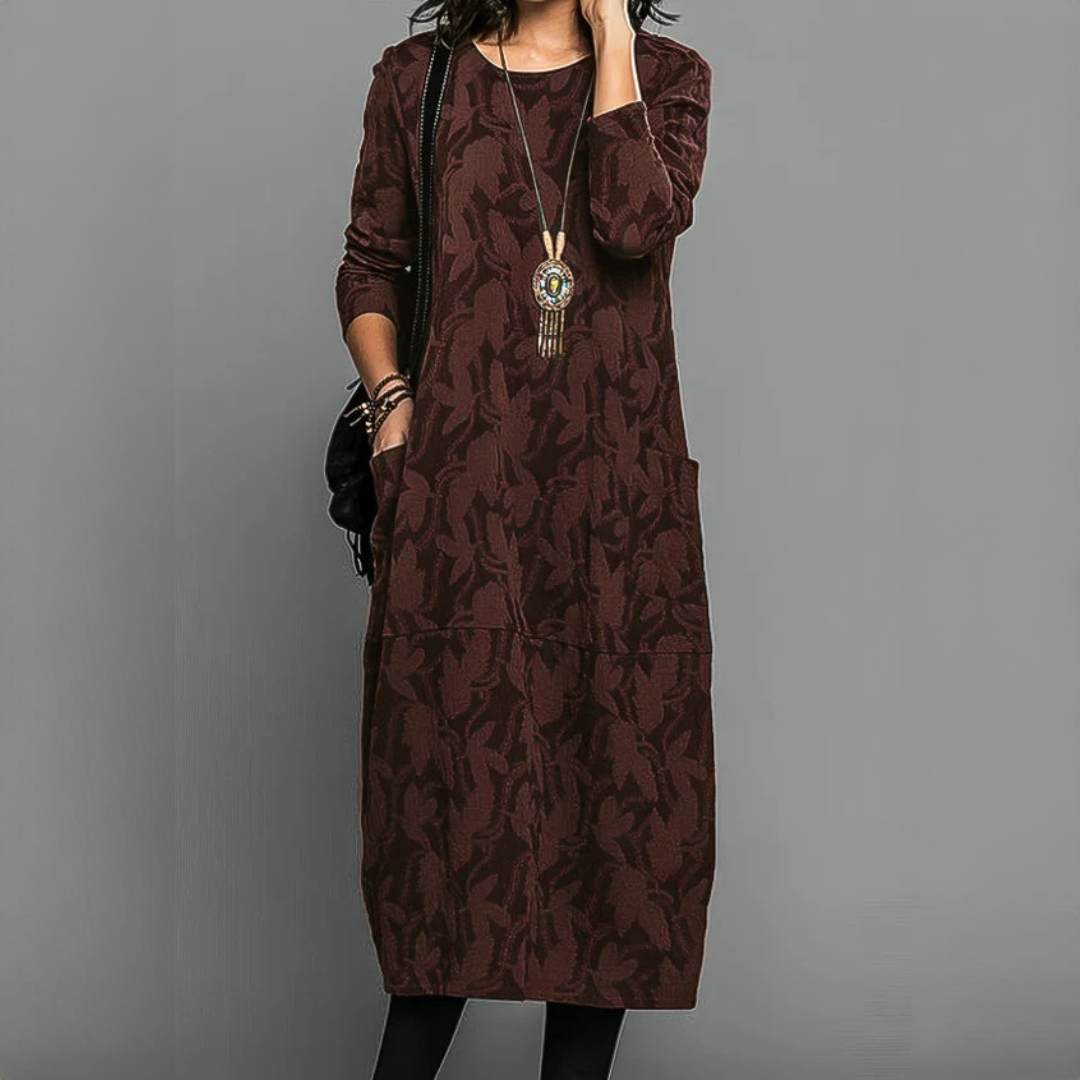 Alisha - Stilvolles Langarmkleid