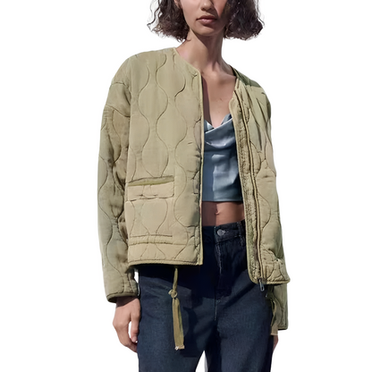 Chloe - Stilvolle, locker geschnittene Steppjacke für Damen