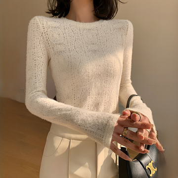 Perlaine - Bequemes Langarmshirt