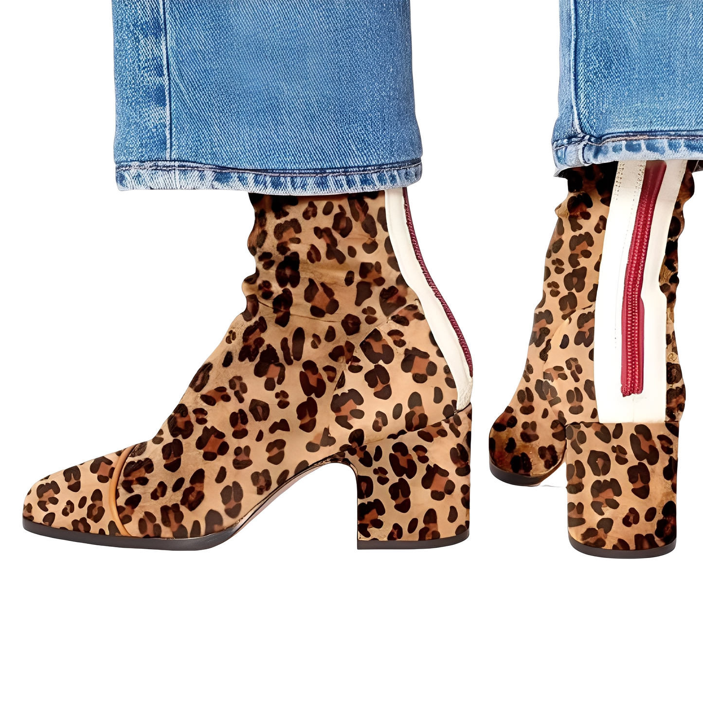 Juliana - Fashionable women's ankle boots with block heel