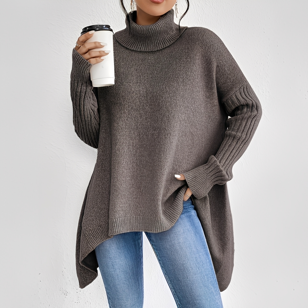 Maëlle - women's turtleneck sweater made of cashmere