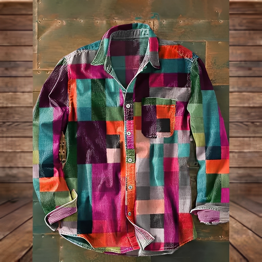 Gontran - Stylish shirt with useful pocket for men