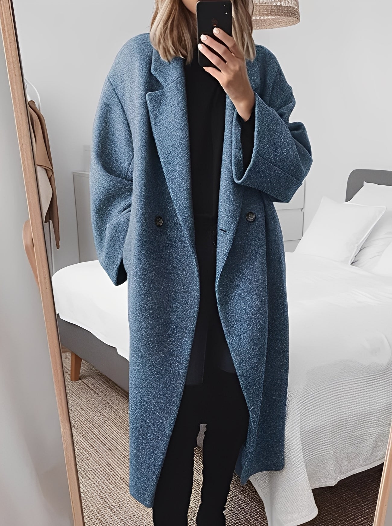 Carolane - Women's Oversize Wool Coat