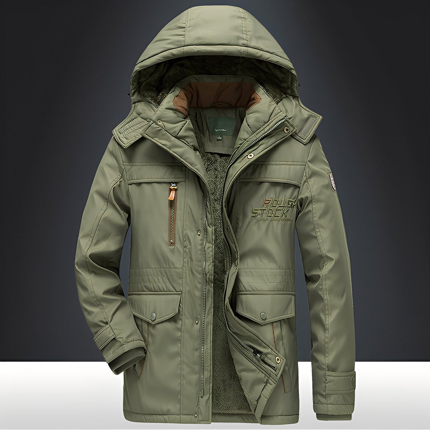 Lambert - Warm winter coats with hood for men