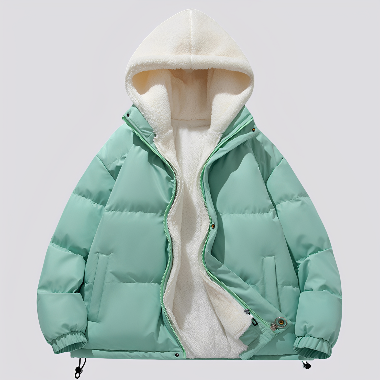 Gary - Herren-Kapuzenpullover mit Reißverschluss und warmem Innenfutter