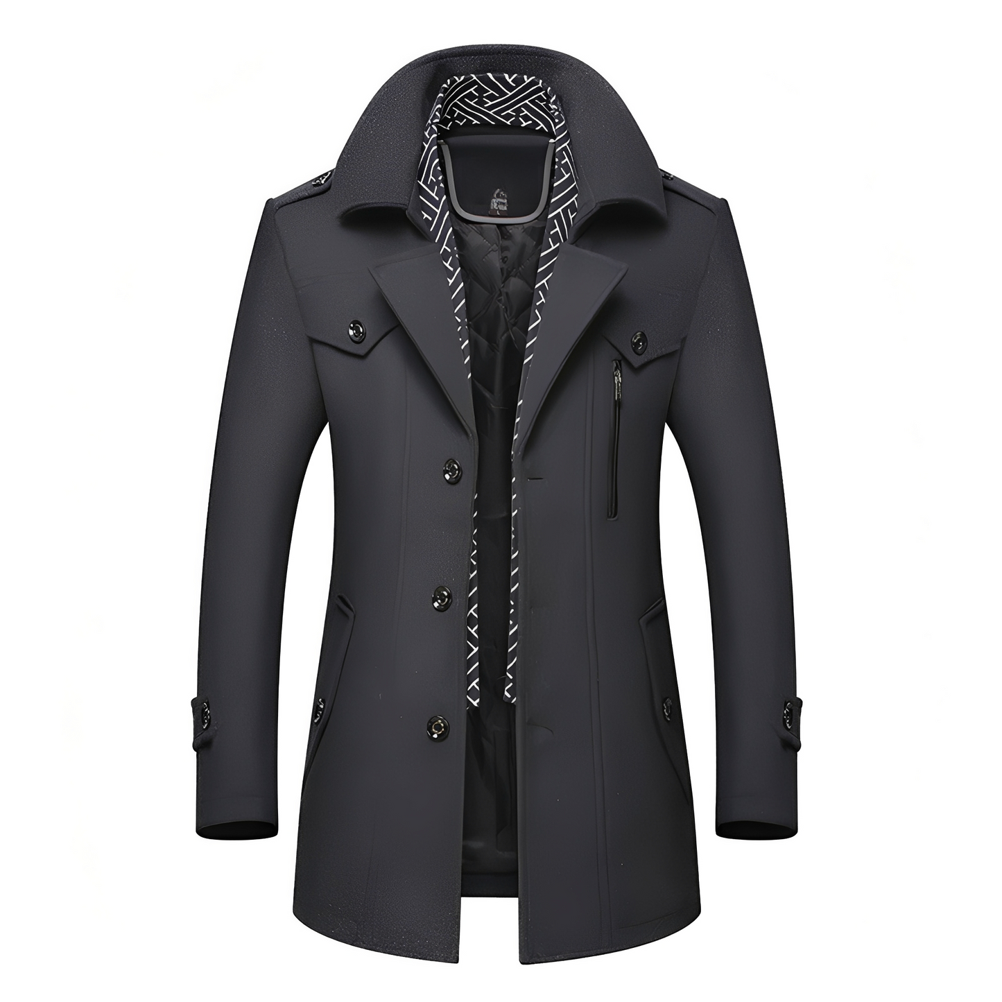 Ronny - Men's Retro Coat with Many Pockets