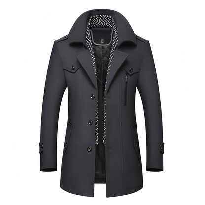 Ronny - Men's Retro Coat with Many Pockets