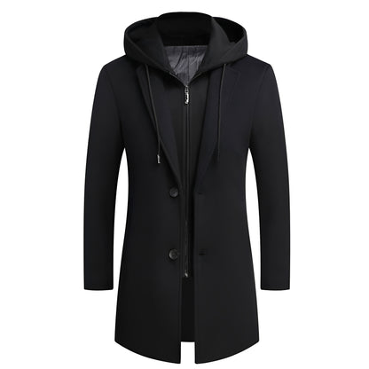Dion - Moderner Trenchcoat mit Kapuze für Herren