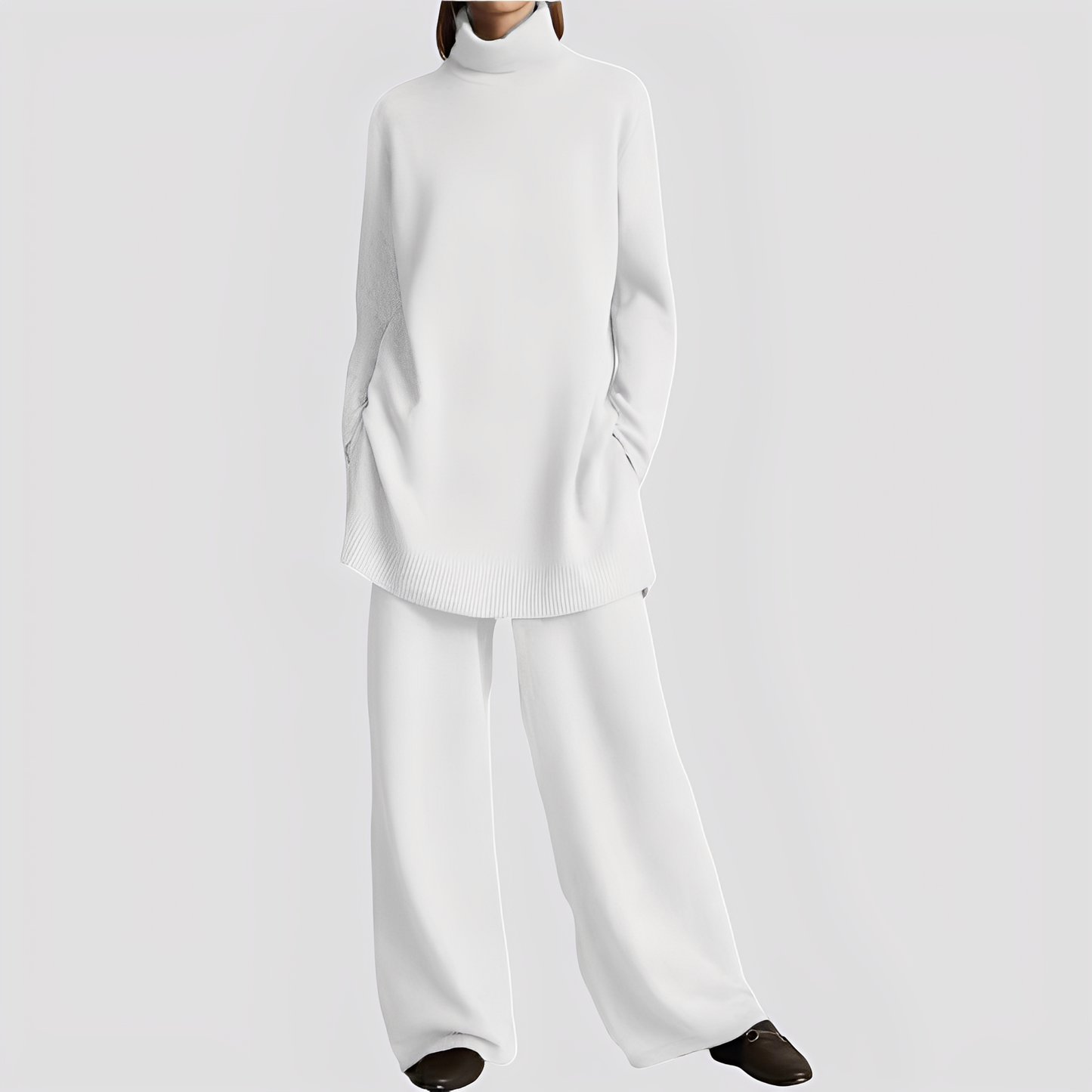 Jessica - Elegant lounge set with turtleneck for women