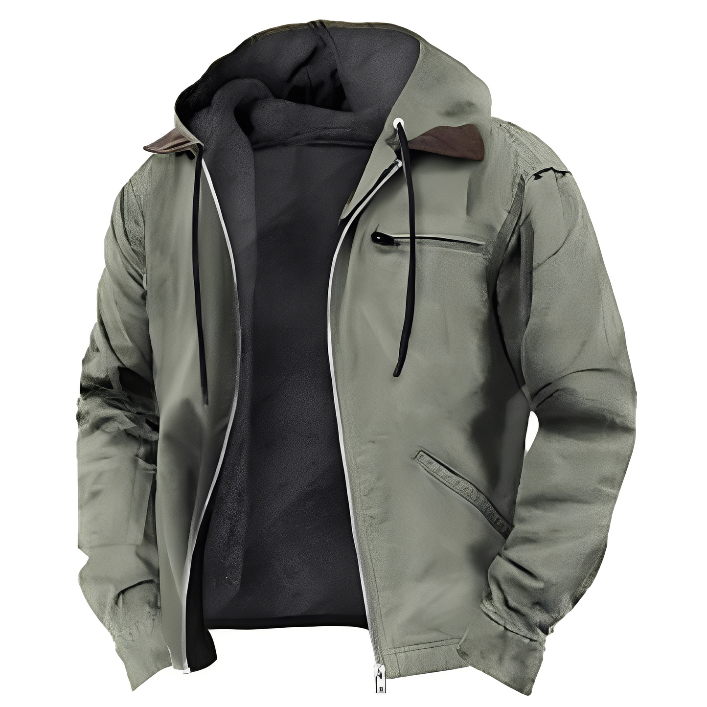 Derrick - men's hoodie with many pockets and warm style