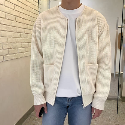 Lyam - Fashionable men's cardigan with pocket