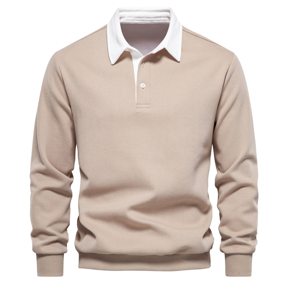 Georgie - Elegantes Langarm-Poloshirt für Herren
