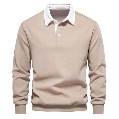 Georgie - Elegantes Langarm-Poloshirt für Herren