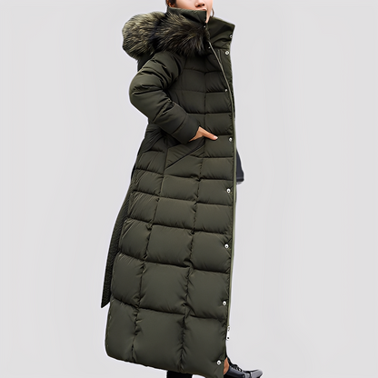 Mollie - Elegant, Lined Women's Long Coat